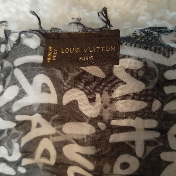 LOUIS VUITTON Stephen Sprouse Scharpes Graffiti Stole/Shawl Scarf - Picture 5 of 8
